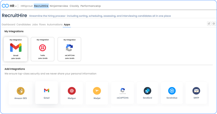 app integrations leave note